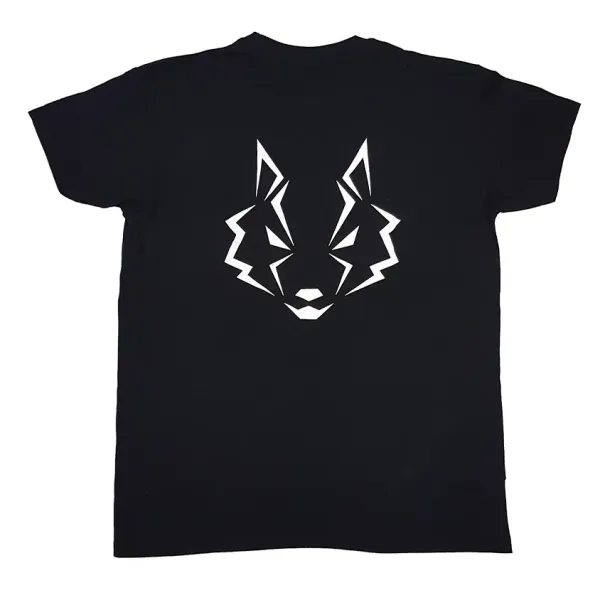 camiseta negra LOBO Airguns detalle 1